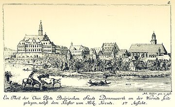alte Ansicht Donauwörths