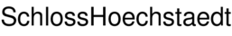 SchlossHoechstaedt